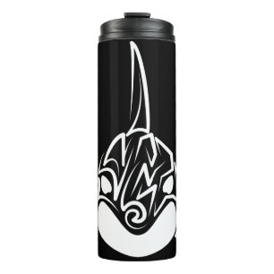Garrafa Térmica Orca Tribal Negra