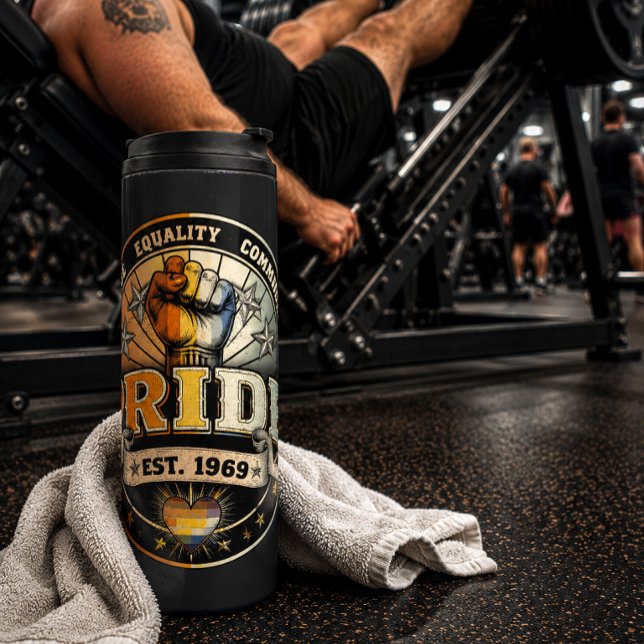 Garrafa Térmica Orgulho de Urso est. 1969 (Criador carregado)