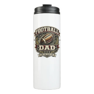 Garrafa Térmica Orgulho do Pai de Futebol Americano Design