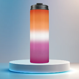 Garrafa Térmica Orgulho Lésbica Gradiente