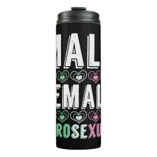 Garrafa Térmica Orgulho LGBT Presente Masculino Feminino Abrosexua