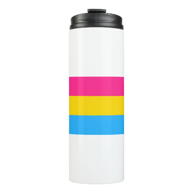 Garrafa Térmica Orgulho Pansexual (Frente)