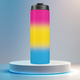Garrafa Térmica Orgulho Pansexual Gradiente