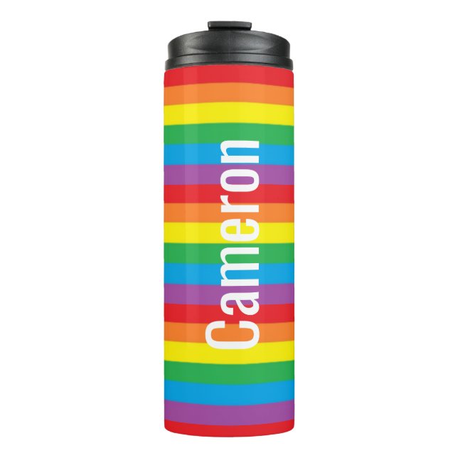 Garrafa Térmica Orgulho Personalizado (Frente)