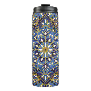 Garrafa Térmica Oriental Floral: Carpete Vintage