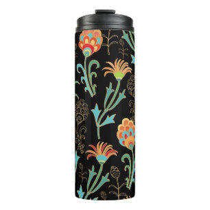 Garrafa Térmica Oriental Floral Elegância Invisível