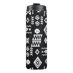 Garrafa Térmica Origem étnica tribal. Na moda primitivo