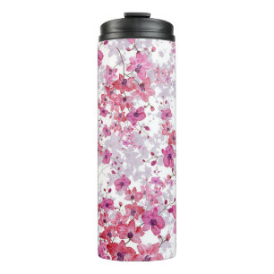 Garrafa Térmica Orquídea: beleza vermelha singular.