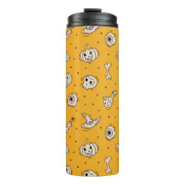 Garrafa Térmica Ortografia e Skeletons Halloween