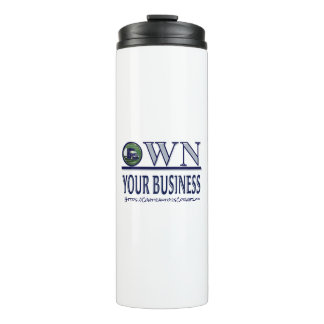 Garrafa Térmica Os contratantes são donos da sua empresa, azul