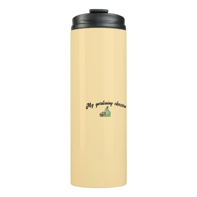 Garrafa Térmica Osessão de jardinagem (Frente)