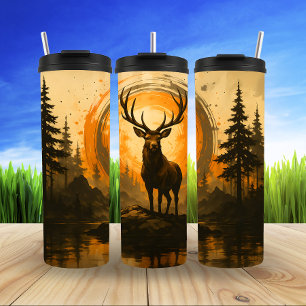 Garrafa Térmica Ouro Horizon, Majestade do Stag