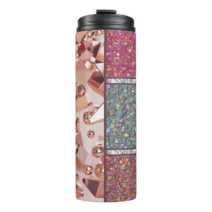 Garrafa Térmica Ouro Rosa   Diminuição Da Largura