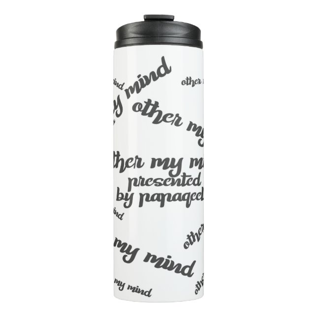 Garrafa Térmica Outros meus pensamentos (Frente)