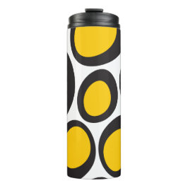 Garrafa Térmica Ovvio Black e Yellow Thermal Tumbler