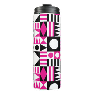 Garrafa Térmica Padrão abstrato moderno do século médio.