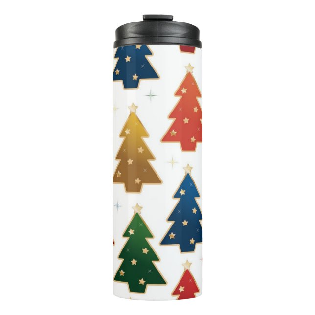 Garrafa Térmica Padrão da árvore de Natal (Frente)