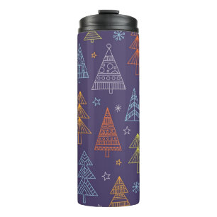 Garrafa Térmica Padrão da árvore de Natal