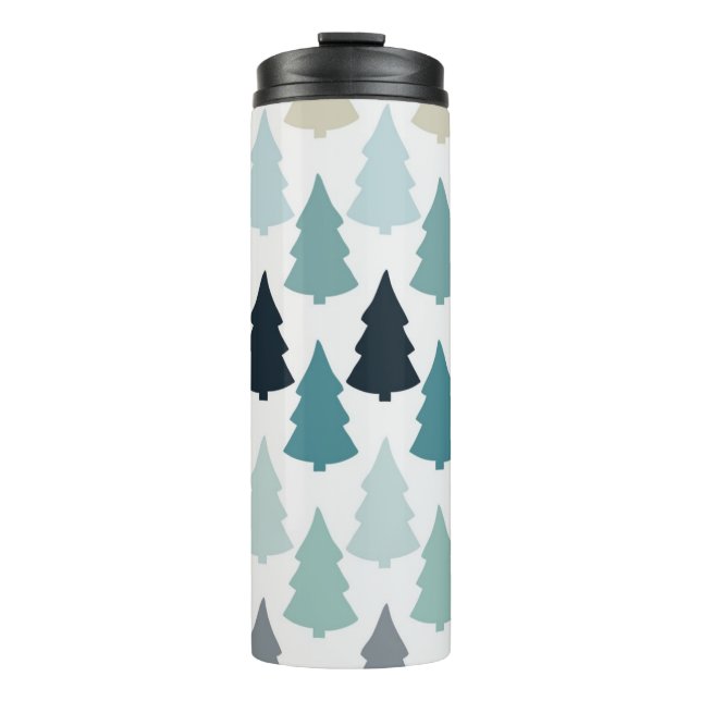 Garrafa Térmica Padrão da árvore de Natal (Frente)