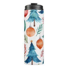 Garrafa Térmica Padrão da árvore de Natal