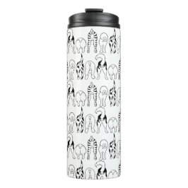 Garrafa Térmica Padrão de Bumbuns de cães