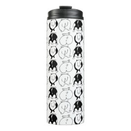 Garrafa Térmica Padrão de Bumbuns de Hamster