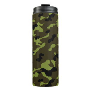 Garrafa Térmica Padrão de Camuflagem do Exército