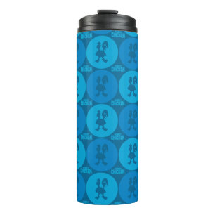 Garrafa Térmica Padrão de Círculo de Galinha Robô