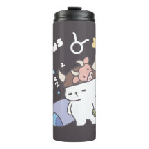 Padrão de coelhinho de Taurus com sono - Zodiac