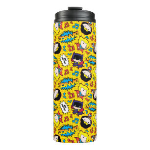 Garrafa Térmica Padrão de dança de Heroína Chibi