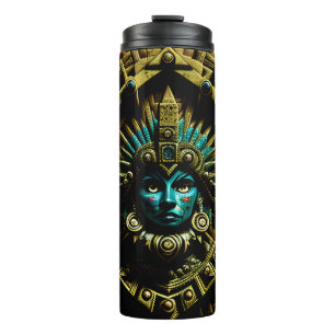 Garrafa Térmica Padrão de Design Aztec Dois