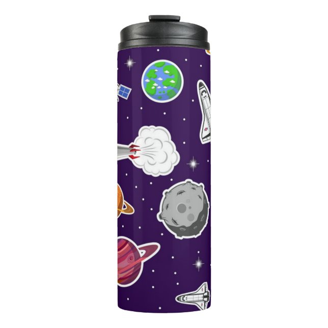 Garrafa Térmica Padrão de espaço (Frente)