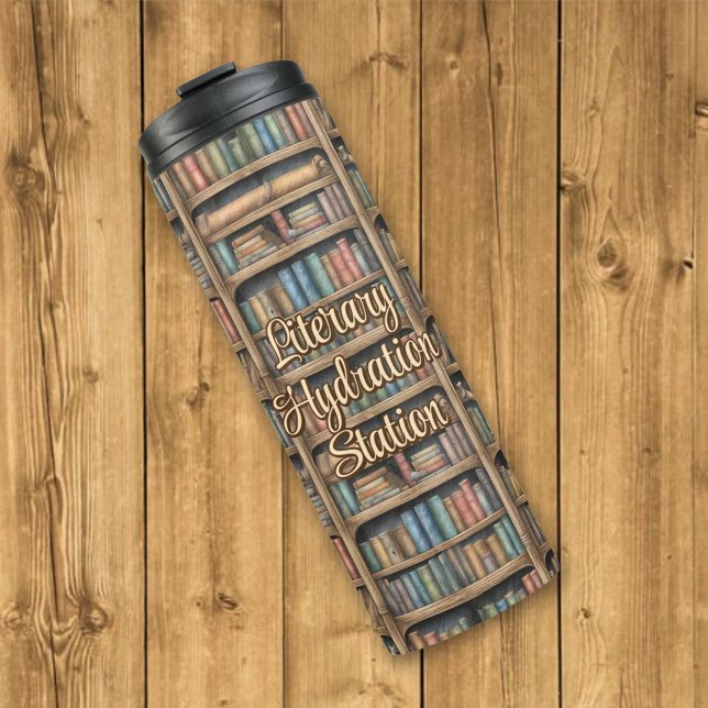 Garrafa Térmica Padrão de estante de fairytale (Criador carregado)