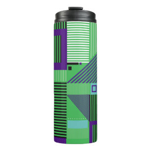 Garrafa Térmica Padrão de estilo de moda do memphis de última gera