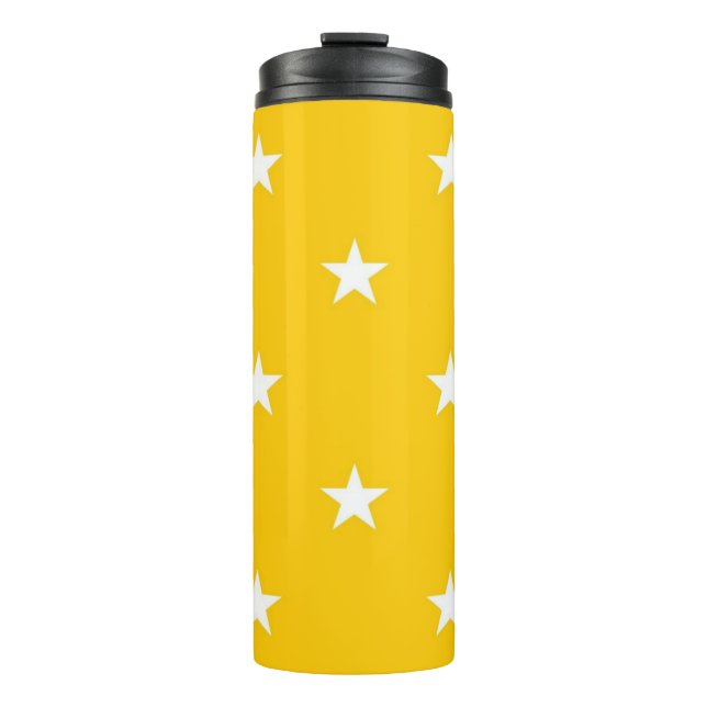 Garrafa Térmica Padrão de estrelas (Frente)