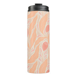 Garrafa Térmica Padrão de flores