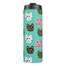 Padrão de gatinhos de gatos giros e adoráveis|