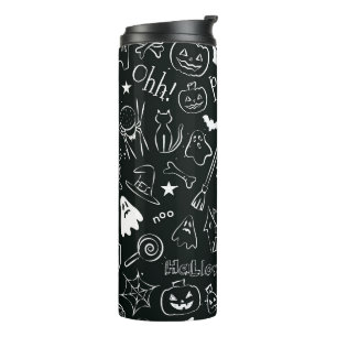 Garrafa Térmica Padrão de Halloween 1