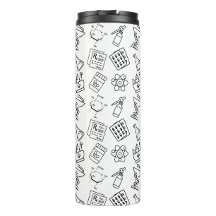 Garrafa Térmica Padrão de Ícone de Farmácia Profissional Tumbler d