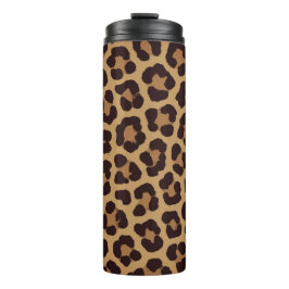Garrafa Térmica Padrão de Impressão Leopardo