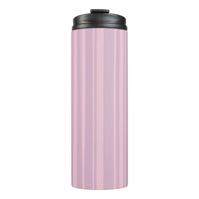 Garrafa Térmica Padrão de Linha Roxa e Rosa (Frente)