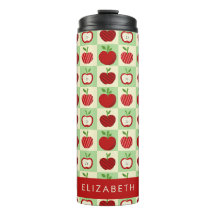 Padrão de Maçã Personalizado Fofo Xadrez