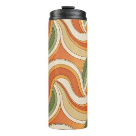 Garrafa Térmica Padrão de ondas mágicas