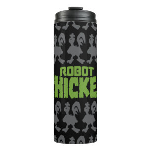 Garrafa Térmica Padrão de Silhouette Robot Chicken
