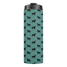 Padrão de Silhouettes Cachorro do Labrador Retriev