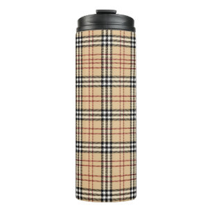 Garrafa Térmica Padrão de Tartan Escocês