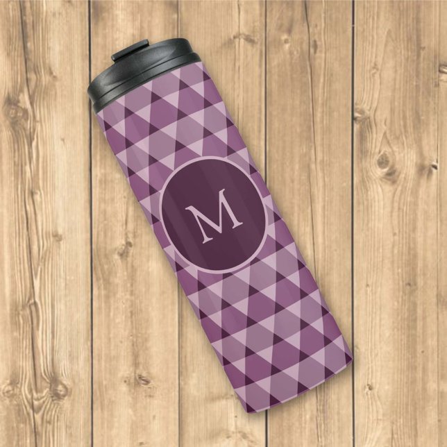 Garrafa Térmica Padrão de triângulos (Criador carregado)