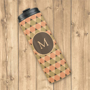 Garrafa Térmica Padrão de triângulos