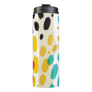 Garrafa Térmica Padrão de Vintage Impresso Animal