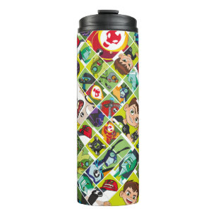 Garrafa Térmica Padrão do Azulejo Ben 10